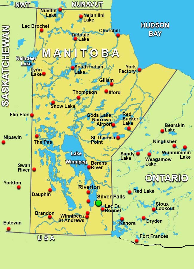 Charter Flights To Silver Falls Manitoba /Charter Flight Network